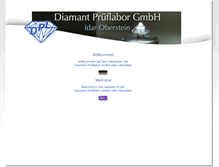 Tablet Screenshot of diamant-prueflabor.de